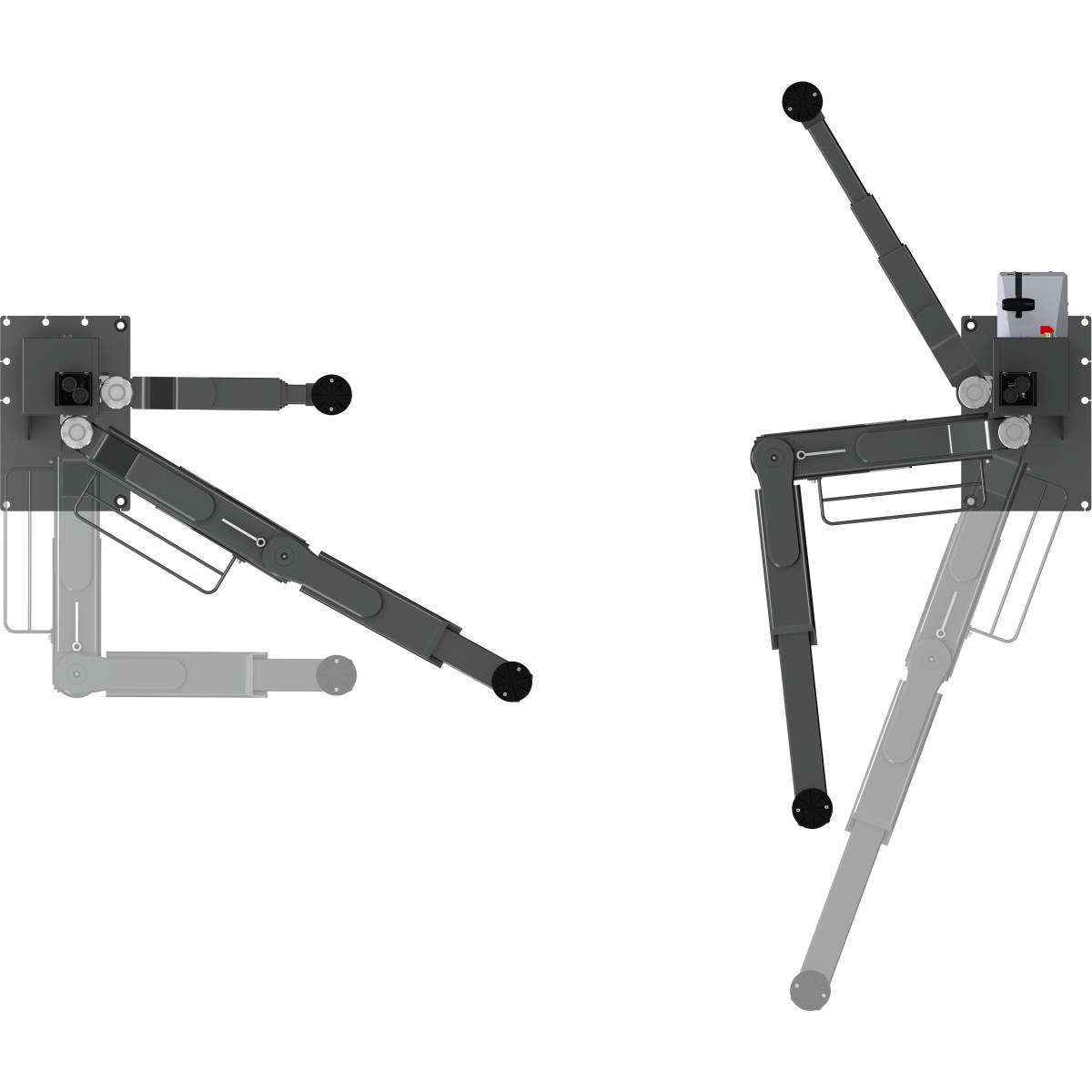 2 post lift HF 3S 3500 OTTO d RAL7016 grey